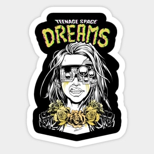 Teenage Space Dreams Sticker